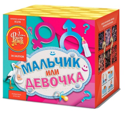 Мальчик или девочка М Фейерверк купить в Самаре | samara.salutsklad.ru