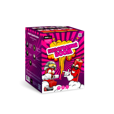 Новогодний BOOM Фейерверк купить в Самаре | samara.salutsklad.ru